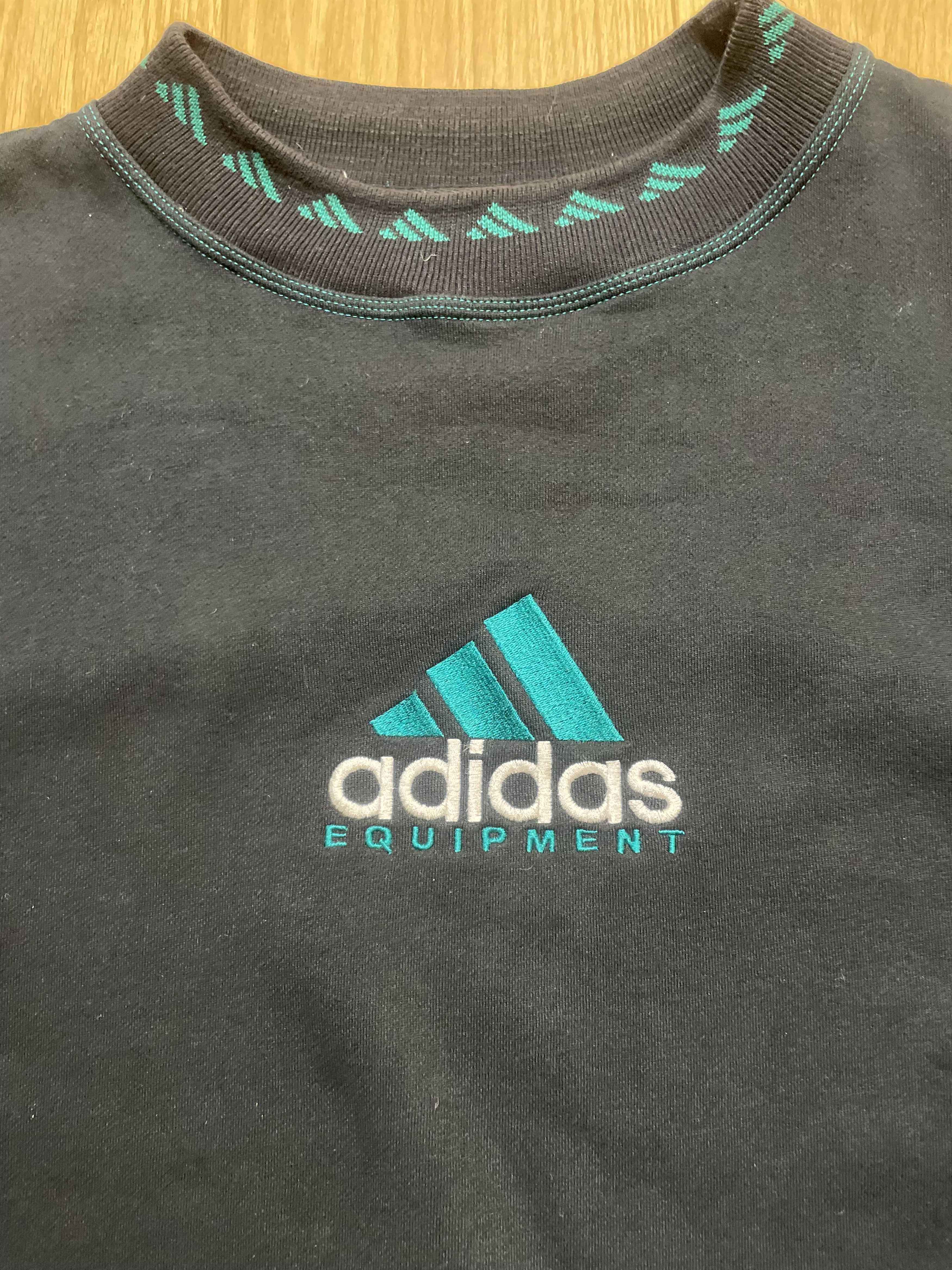 Adidas Adidas EQT Equipment Sweatshirt Navy 90s Vintage Size US XL / EU 56 / 4 - 2 Thumbnail