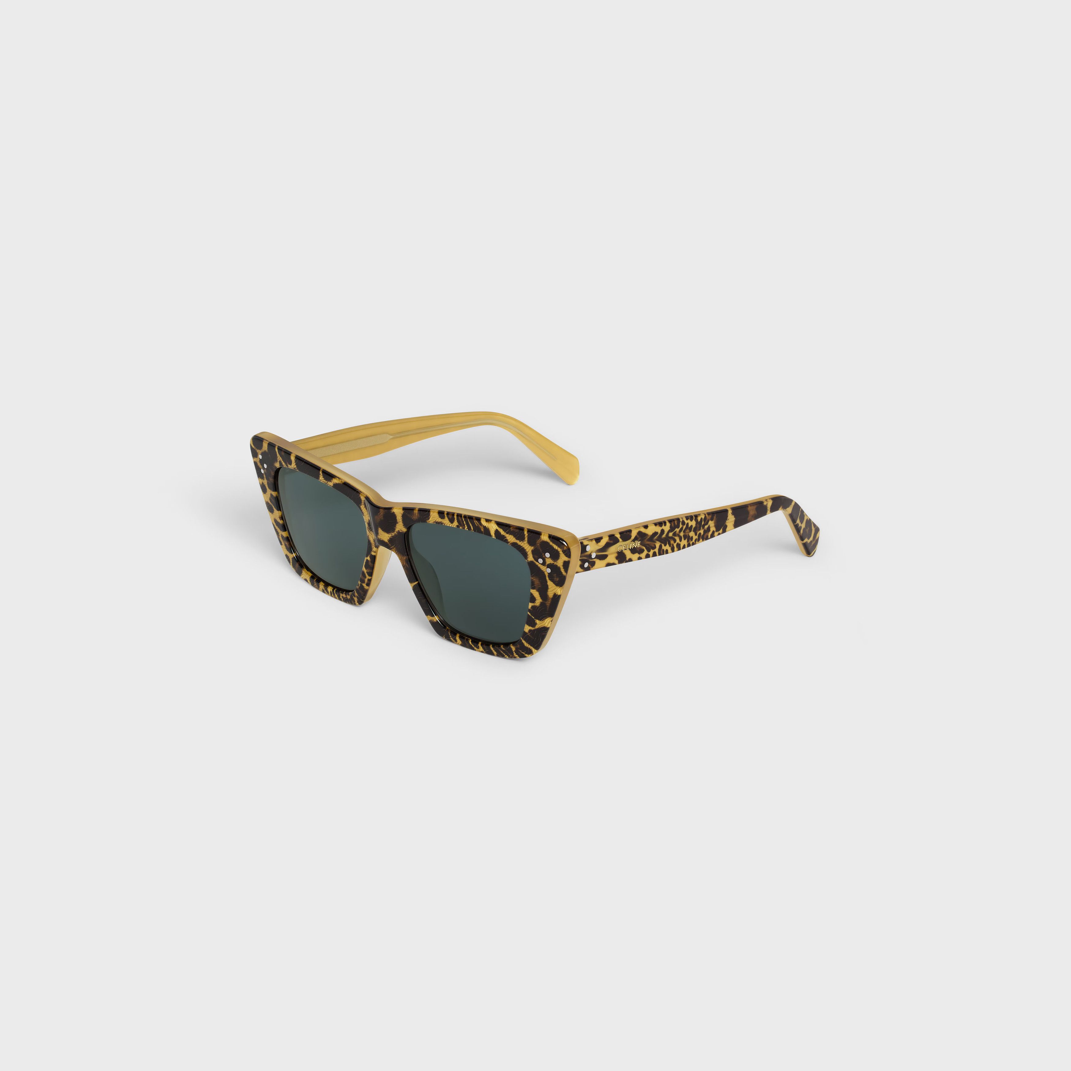 Celine o1bcso1str0925 4S187CPLB Size: OS / Sunglasses in Leopard Size ONE SIZE - 4 Thumbnail