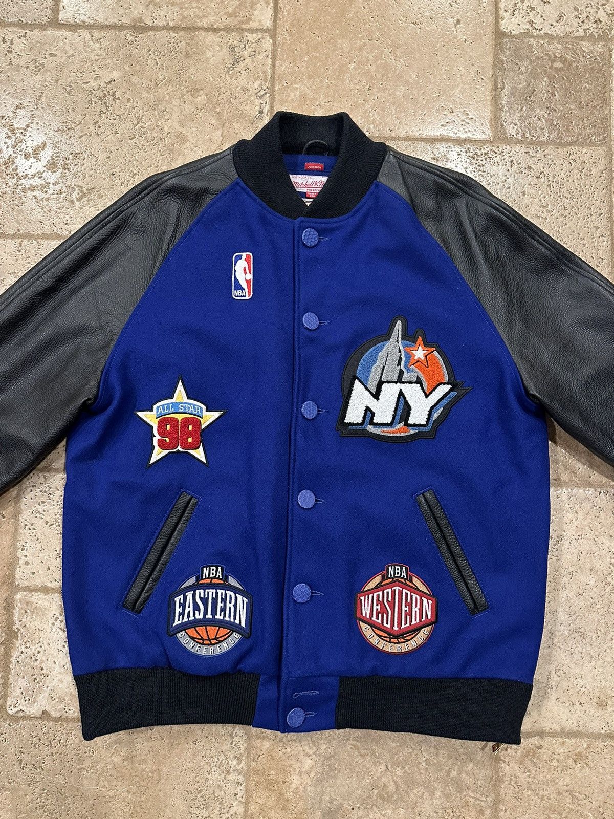 Just Don Just Don x Mitchell & Ness 1998 NBA All Star Varsity Jacket Size US XL / EU 56 / 4 - 5 Thumbnail