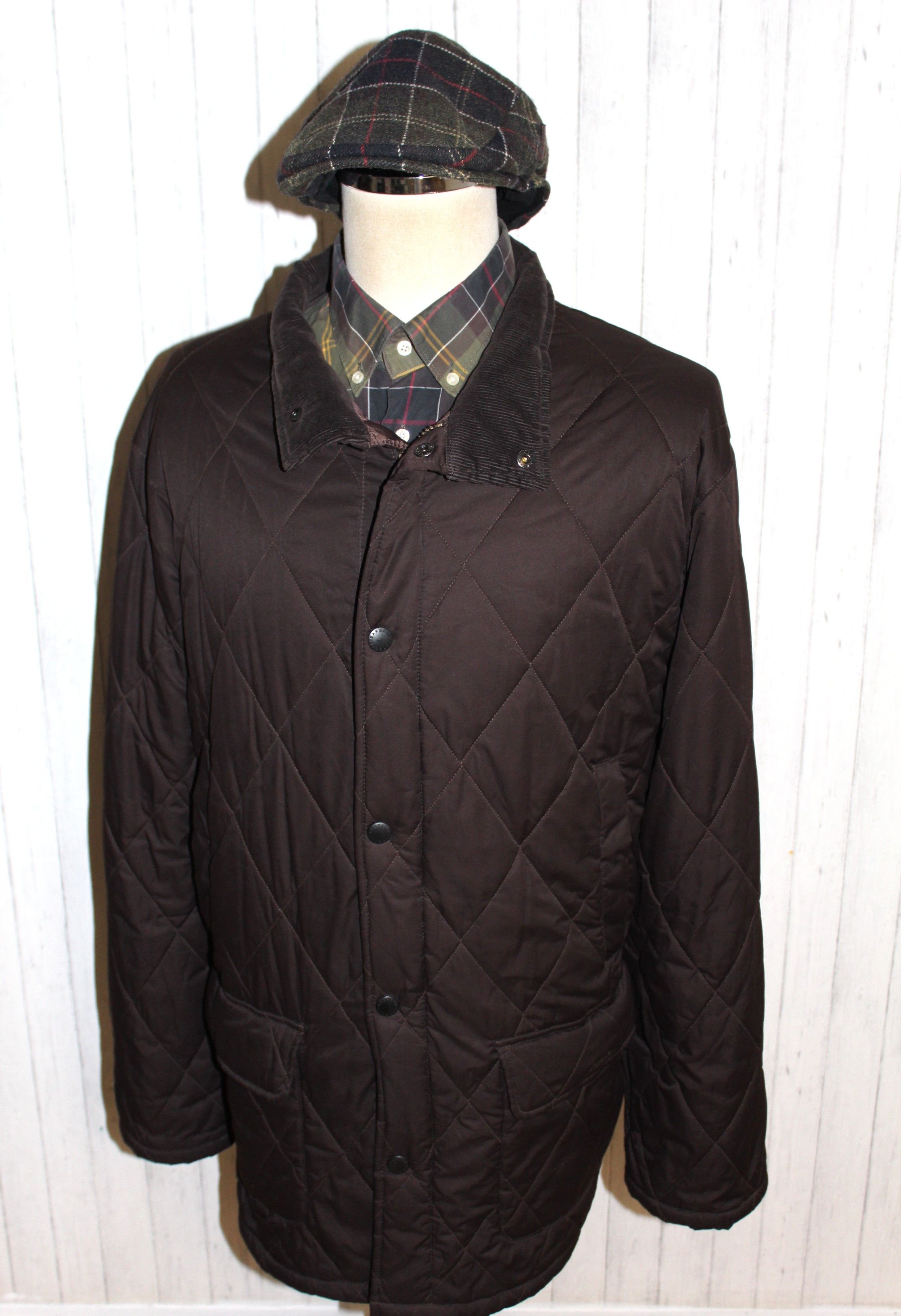 Barbour BARBOUR Knightsbridge Brown Quilted Jacket Size XL Size US XL / EU 56 / 4 - 2 Thumbnail