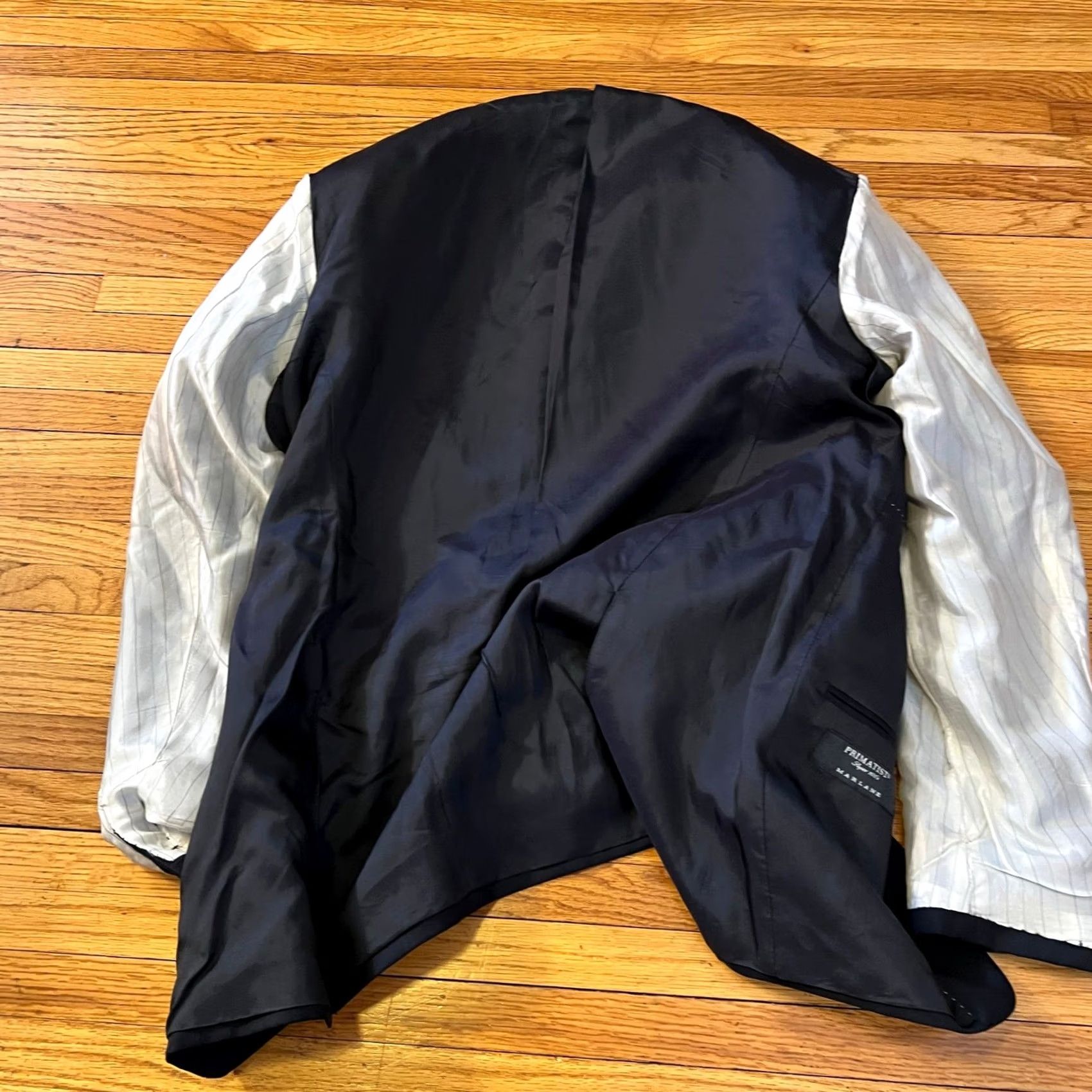 Doublet Jack Spade Blazer Mens 38 R Blue Wool Super 100 2 Button Double Vent Sport Coat Coat Mens 38 R Blue Wool Super 100 2 Button Double Vent Sport Coat Size 38R - 6 Thumbnail