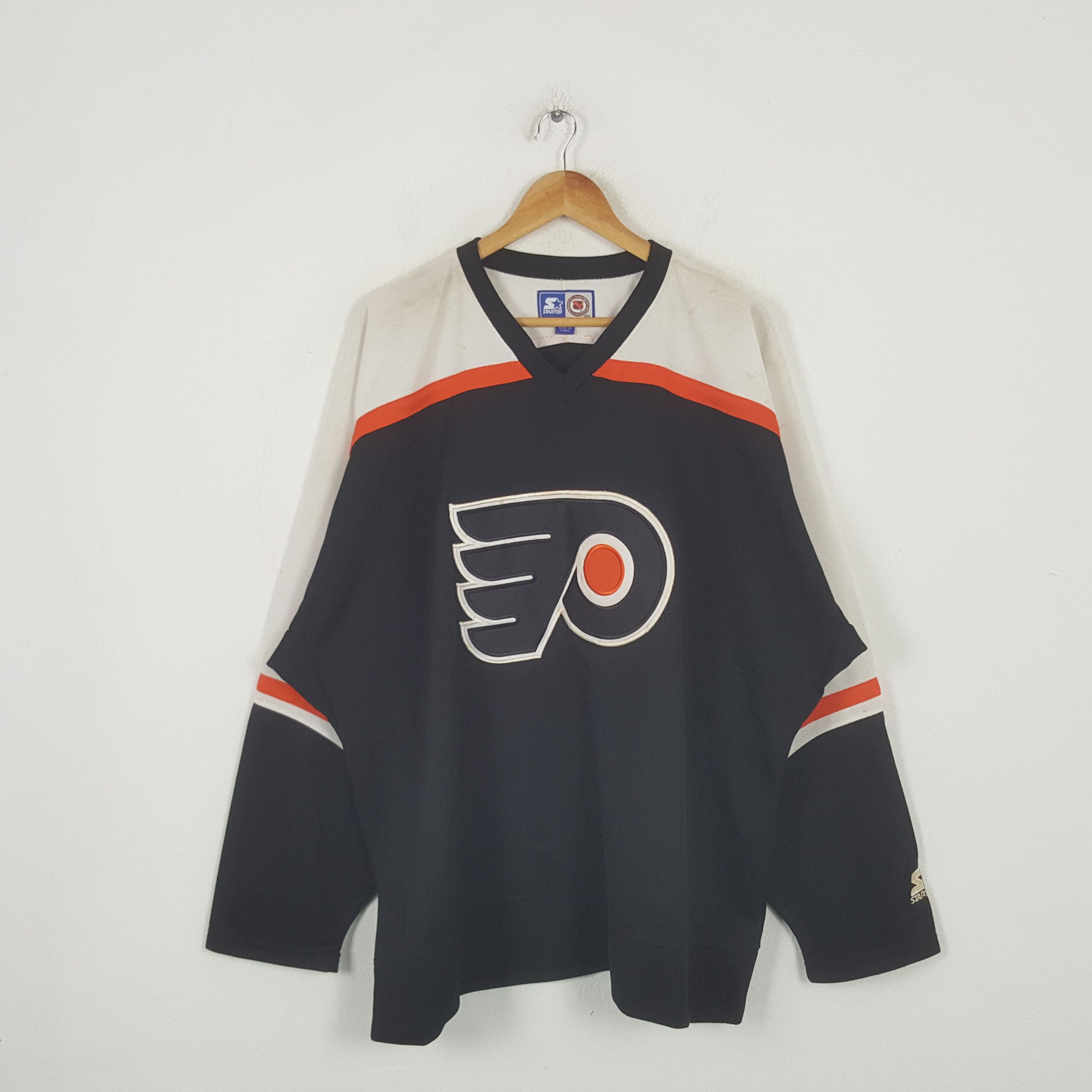 NHL Vintage Starter Philadelphia Flyers Hockey Team Jersey RR5 Size US XXL / EU 58 / 5 - 1 Thumbnail