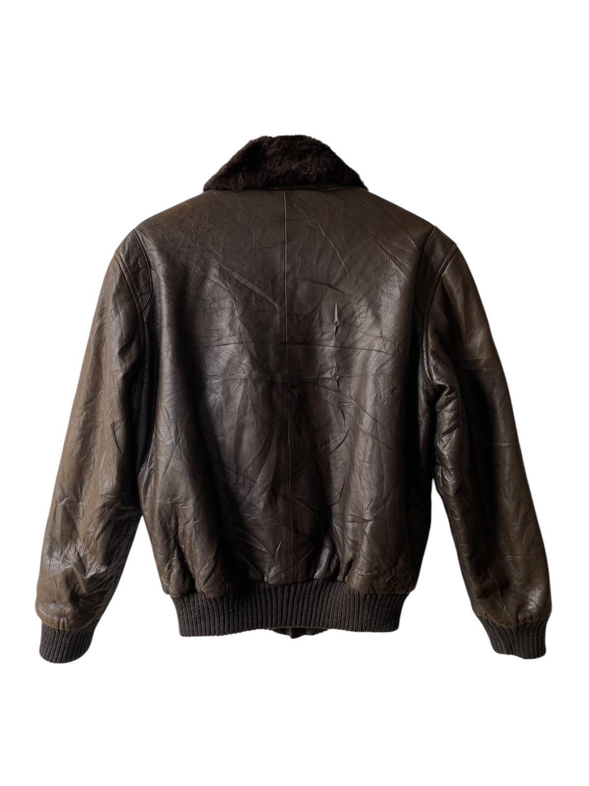 Japanese Brand Vintage 90s Angel Leather Fur Jacket Size US M / EU 48-50 / 2 - 3 Thumbnail