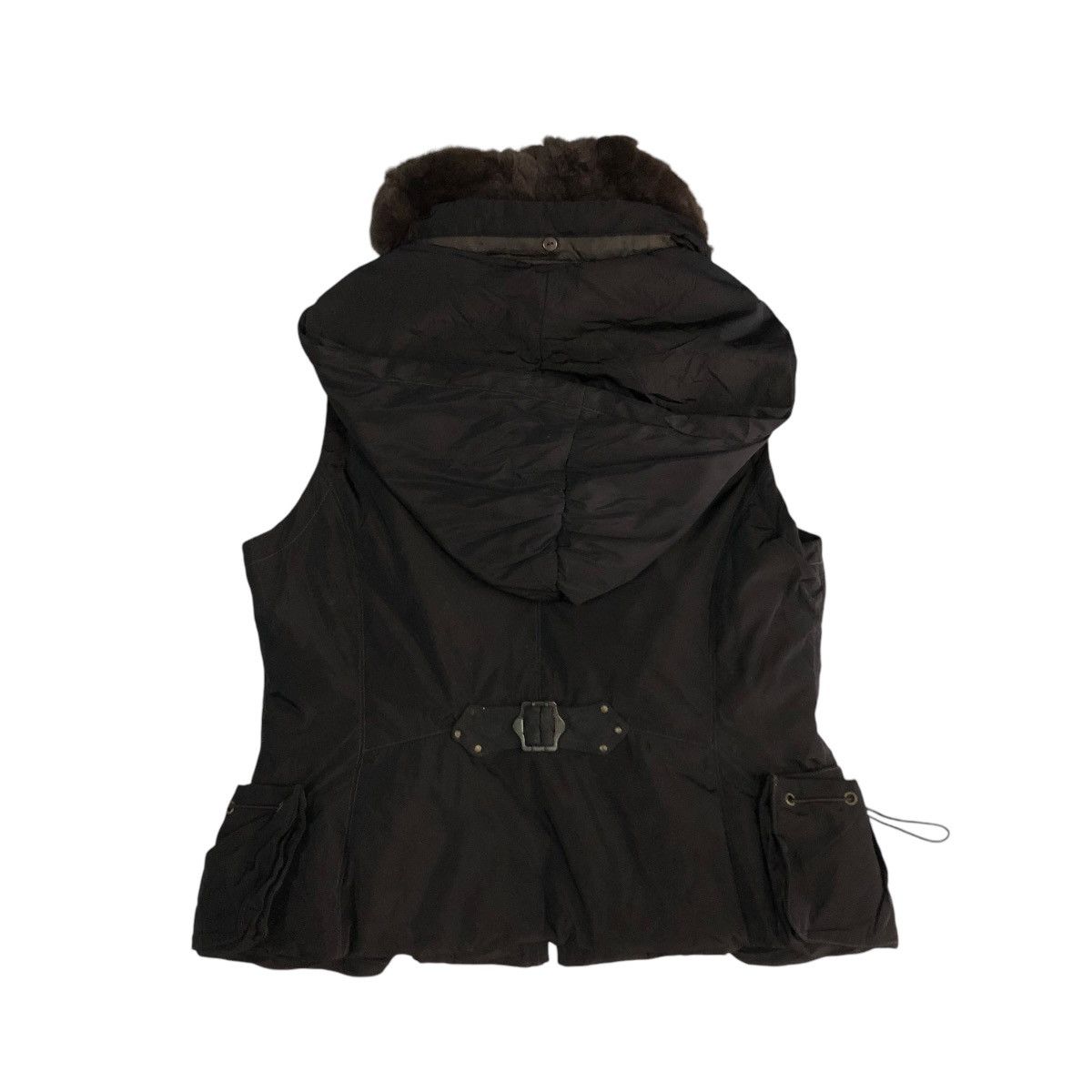 Japanese Brand 🔥VINTAGE BIKER VEST VENT DE MER MINK FUR COLLAR Size US M / EU 48-50 / 2 - 2 Thumbnail