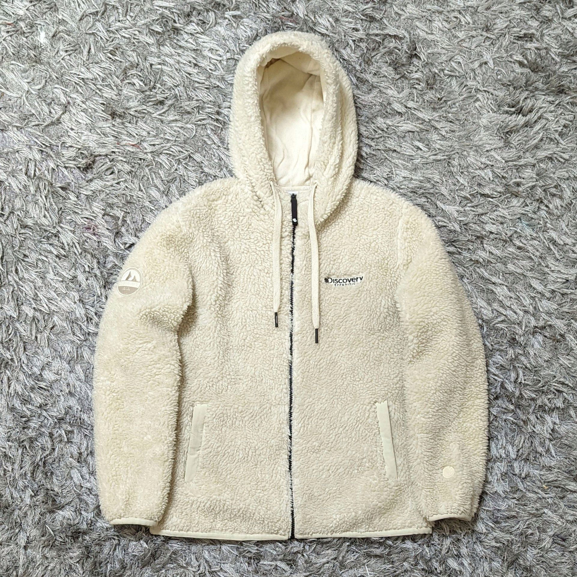 DISCOVERED Discovery Expedition Sherpa Fleece Jacket Zipper Up Coat Size US M / EU 48-50 / 2 - 2 Thumbnail