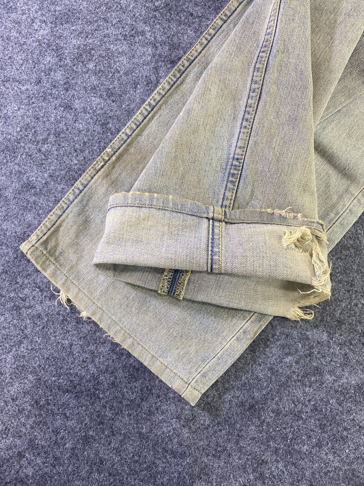 Jean × Levi's × Vintage Vintage Levis 502 Distresses Blue Wash Jeans - J938 Size US 34 / EU 50 - 9 Thumbnail