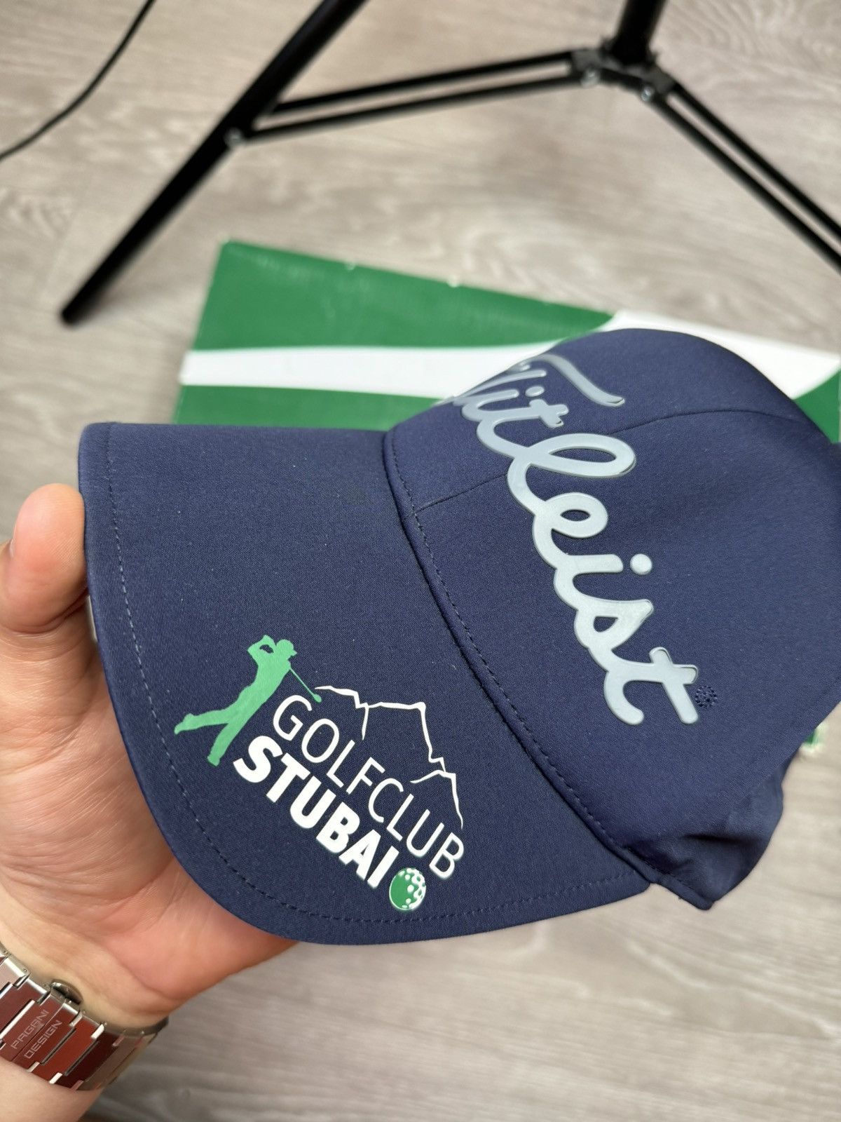 Footjoy × Japanese Brand × Titleist Titleist ProV1 FootJoy Golfing Logos Grey Adjustable Hat Size ONE SIZE - 2 Thumbnail
