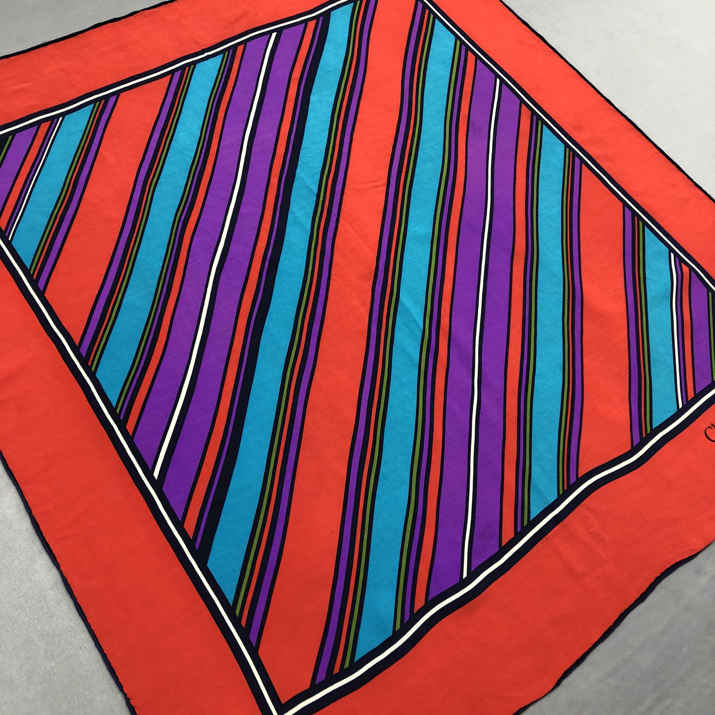 Vintage Vintage Christian Dior SILK Scarf Twill Stole Wraps Scarves Size ONE SIZE - 5 Thumbnail