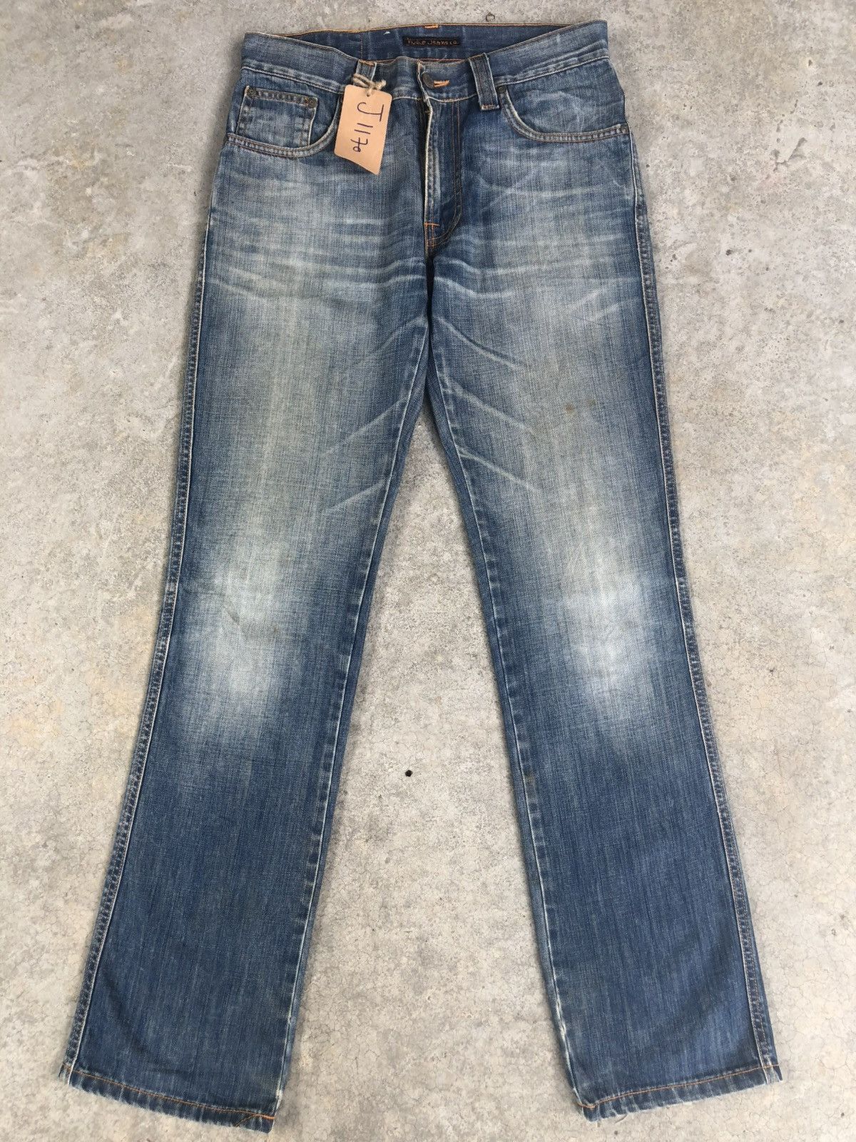 Nudie Jeans Nudie Distressed Jeans Mud Wash Size US 30 / EU 46 - 1 Thumbnail
