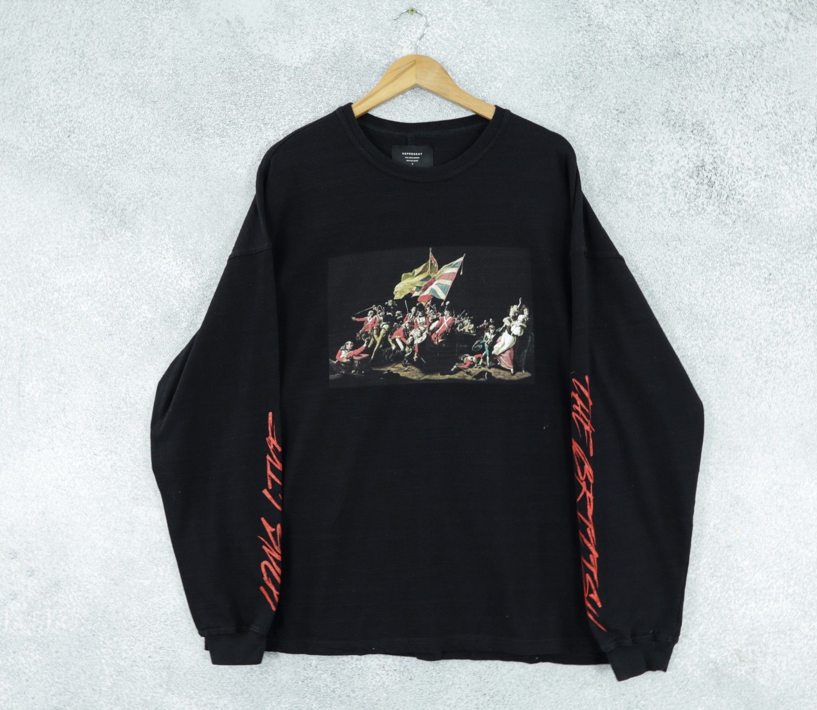 Represent Clo. Represent Clo British Battle Archive Oversized Long Sleeves Size US M / EU 48-50 / 2 - 1 Thumbnail