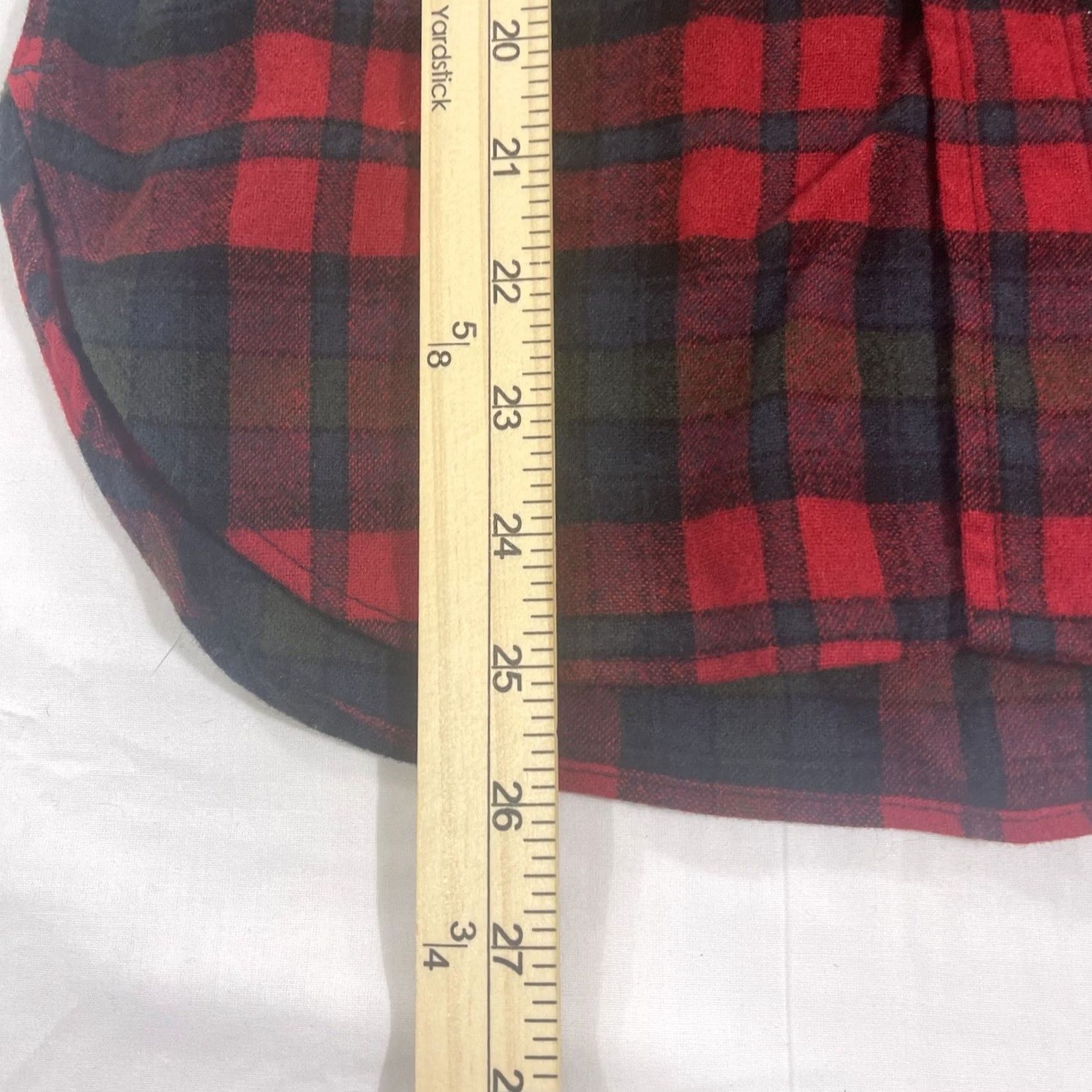 Pendleton VINTAGE Pendleton Shirt Men XS Wool Flannel Button-Up Red Green Plaid USA Size US S / EU 44-46 / 1 - 4 Thumbnail