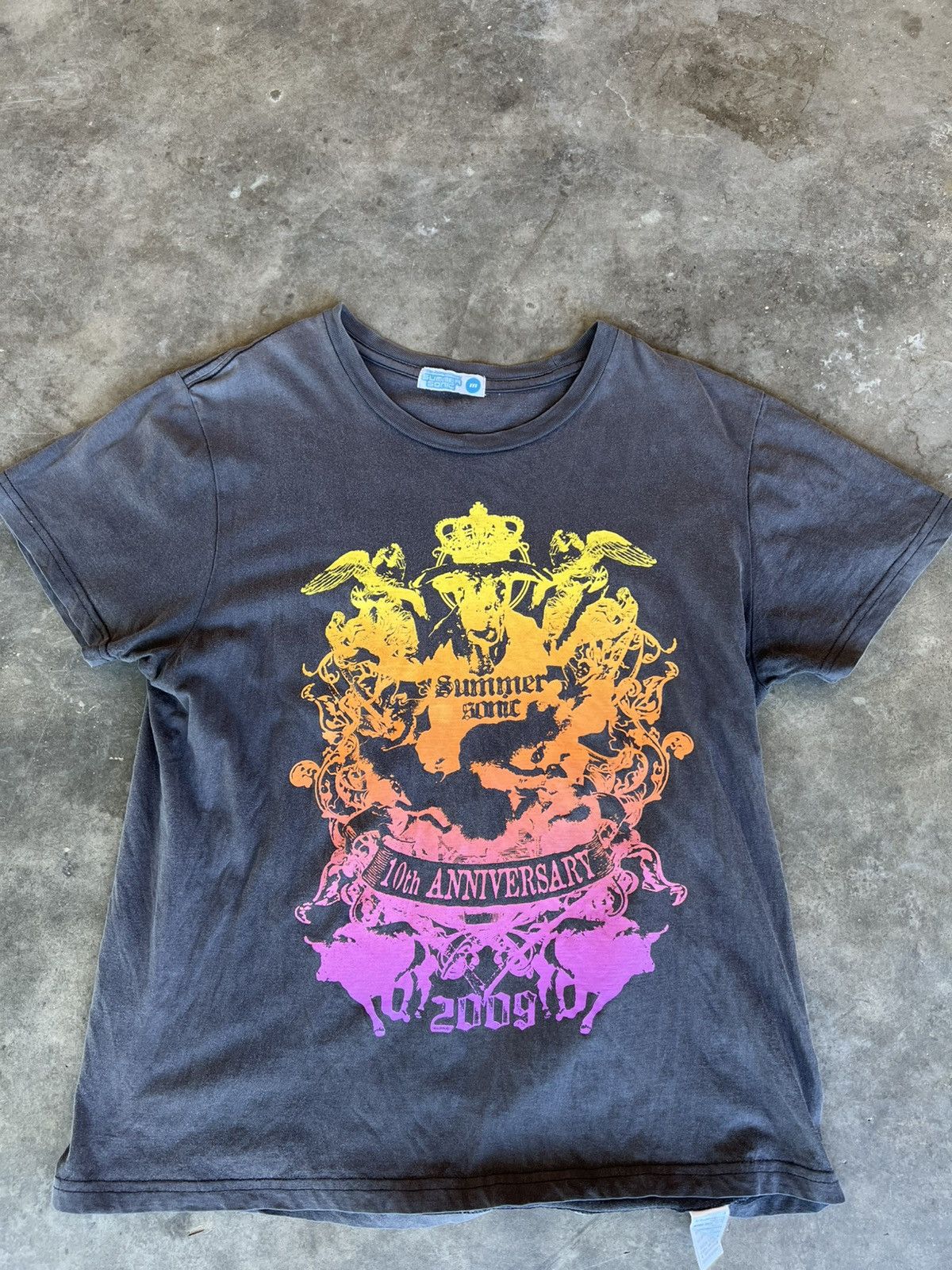Band Tees × Vintage 2000 Summer Sonic 10th anniversary Faded Tee Size US S / EU 44-46 / 1 - 1 Thumbnail