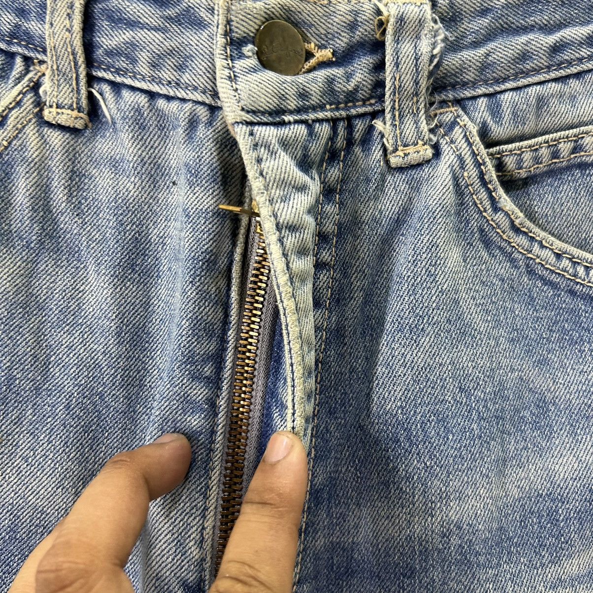 Vintage Vintage Japanese Blue Wash Jeans Size US 26 / EU 42 - 6 Thumbnail