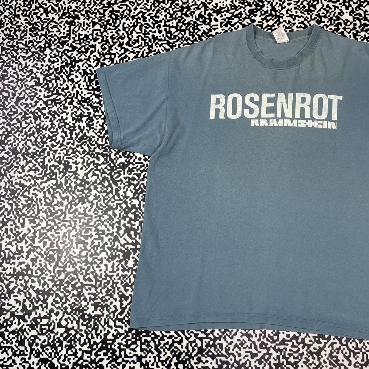 Band Tees × Vintage Vintage 00s Rammstein RosenRot 2005 Band Rock T-shirt Size US XL / EU 56 / 4 - 2 Thumbnail
