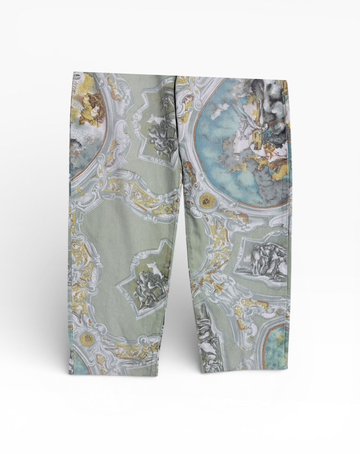 Roberto Cavalli Vtg🔥Angelo Marani Baroque Printed Denim Pant Size US 29 - 4 Thumbnail