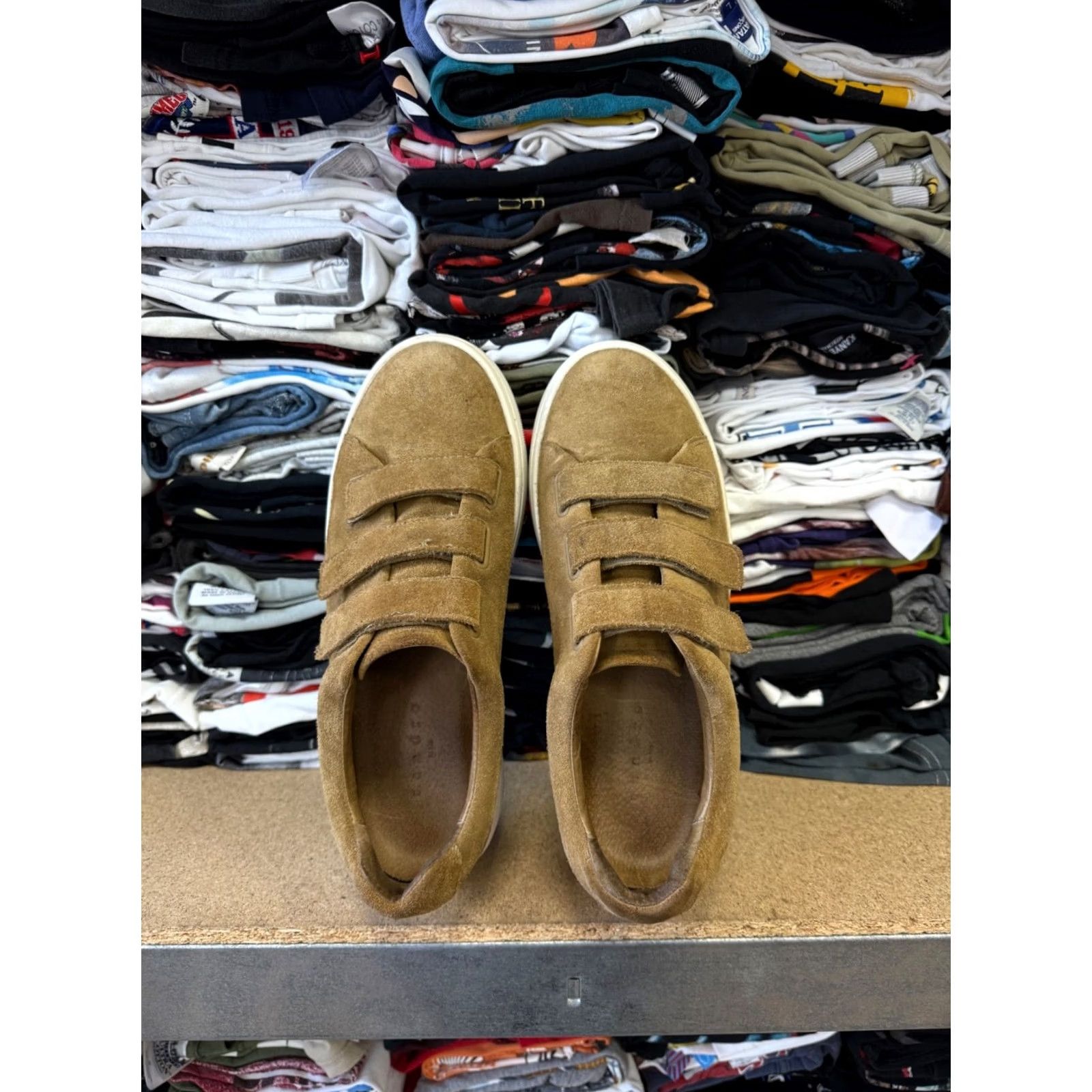 Sandro Sandro Paris Luxury Suede Sneakers Women Rare Retro Hype Beige 40 Nike? Size US 9 / IT 39 - 6 Thumbnail