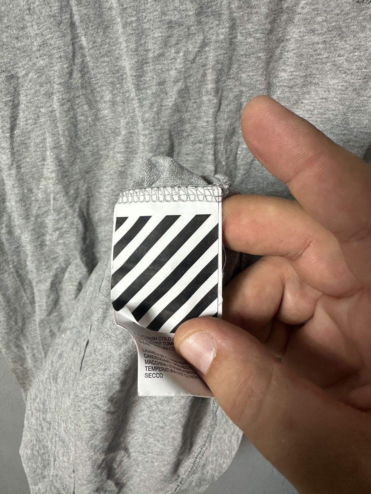 Off-White Off White Grey T-Shirt Size US XS / EU 42 / 0 - 10 Thumbnail
