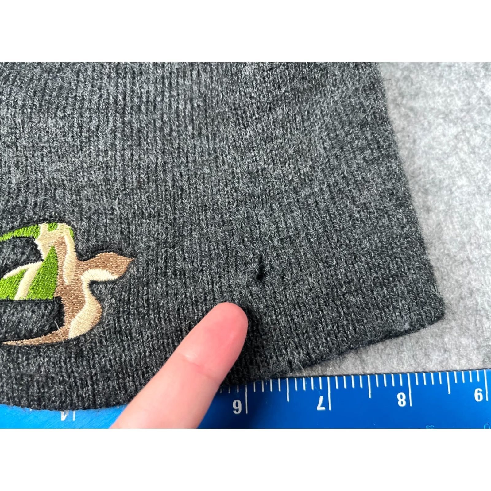 Logo 7 Headmaster Beanie Toque Adult One Size Gray Knit 100% Acrylic Made USA Headmaster Beanie Kid? Size ONE SIZE - 3 Thumbnail