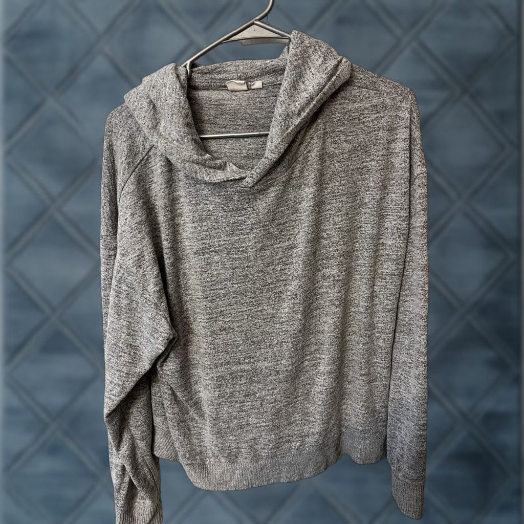 Gap Gap Hoodie Womens Gray Pullover Knit Sweatshirt Long Sleeve Pocket M Size M / US 6-8 / IT 42-44 - 1 Thumbnail