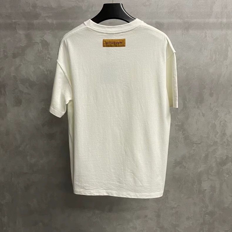 Louis Vuitton Louis Vuitton White rainbow print logo short sleeve 2502-N Size US XL / EU 56 / 4 - 2 Thumbnail