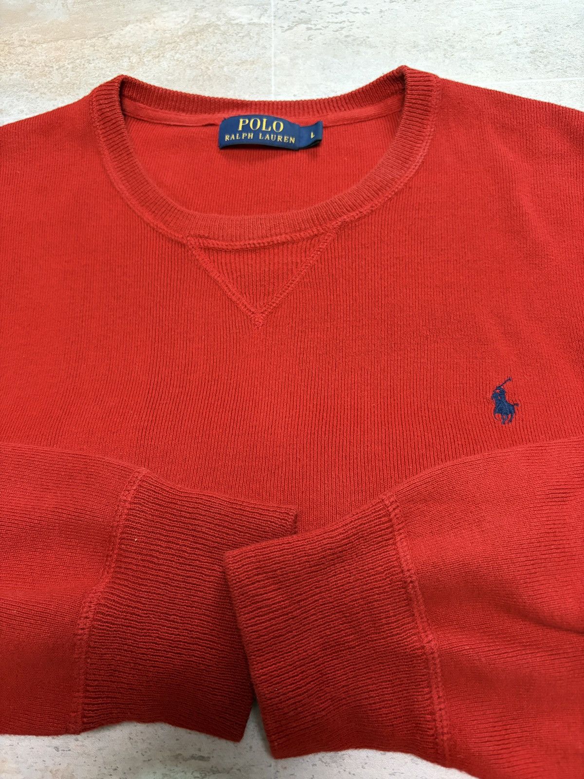 Ralph Lauren Ralph Lauren Sweater Sweatshirt Red in L Size US L / EU 52-54 / 3 - 1 Thumbnail