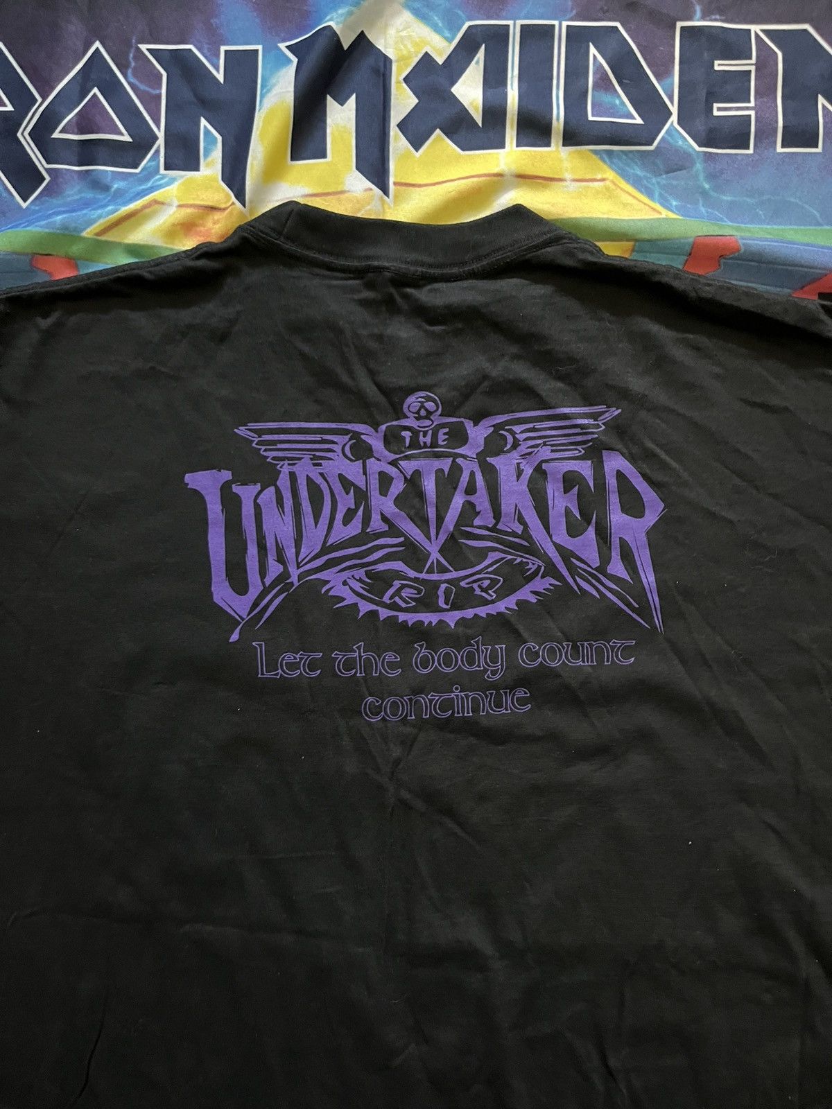 Vintage Vintage Undertaker Wrestling Shirt XL 90s Size US XL / EU 56 / 4 - 6 Thumbnail