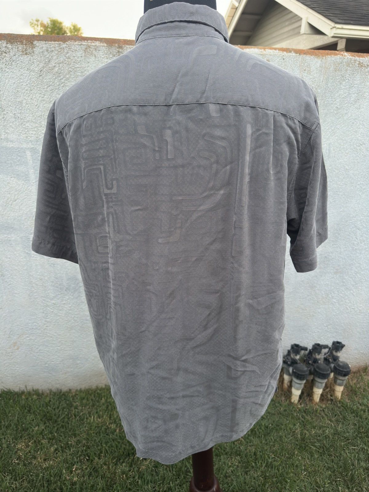 Other PreOwned Kahala Hawaiian Print Gray Men's Large Full Button Size US L / EU 52-54 / 3 - 2 Thumbnail