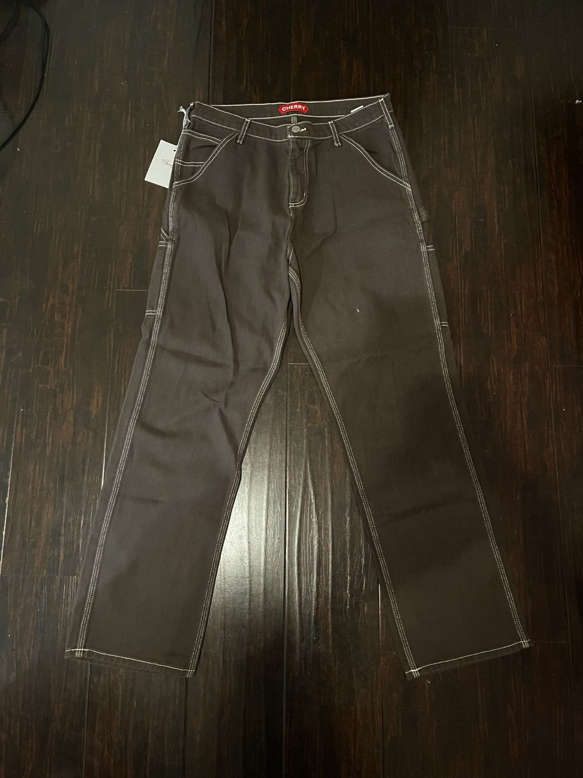 Cherry LA Cherry La Brown Painter Pant New Size L Size US 32 / EU 48 - 1 Thumbnail