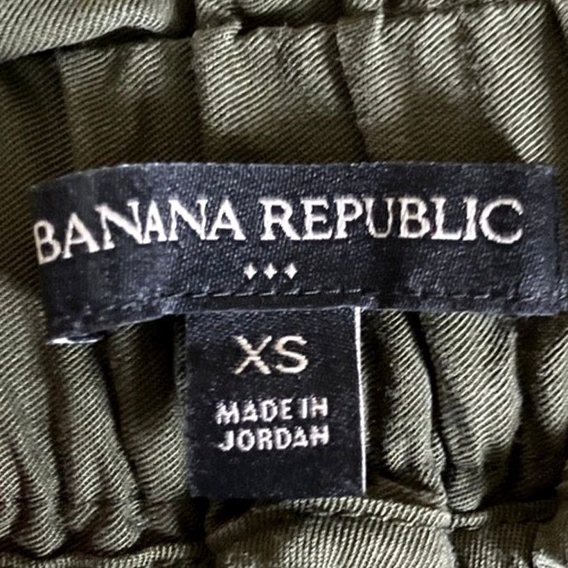 Banana Republic VINTAGE Banana Republic Womens Pants Olive Green High Rise Pull On Joggers XS (Note: If not vintage, omit "VINTAGE" as applicable) Size 26" / US 2 / IT 38 - 4 Thumbnail