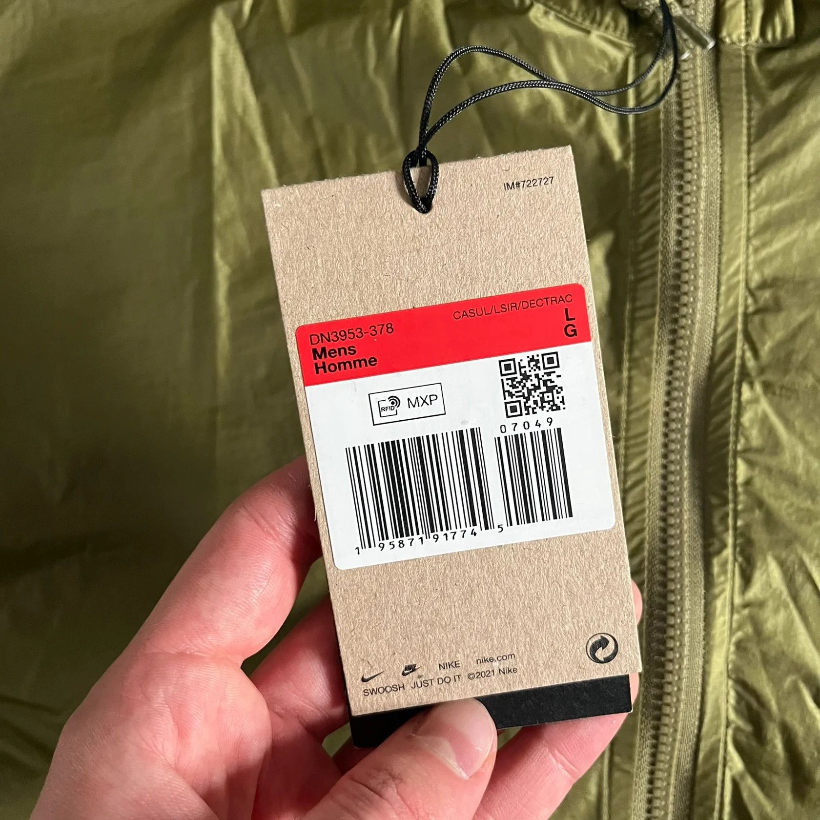 Nike ACG Nike ACG "Cinder cone" Windbreaker Olive Size US L / EU 52-54 / 3 - 7 Thumbnail