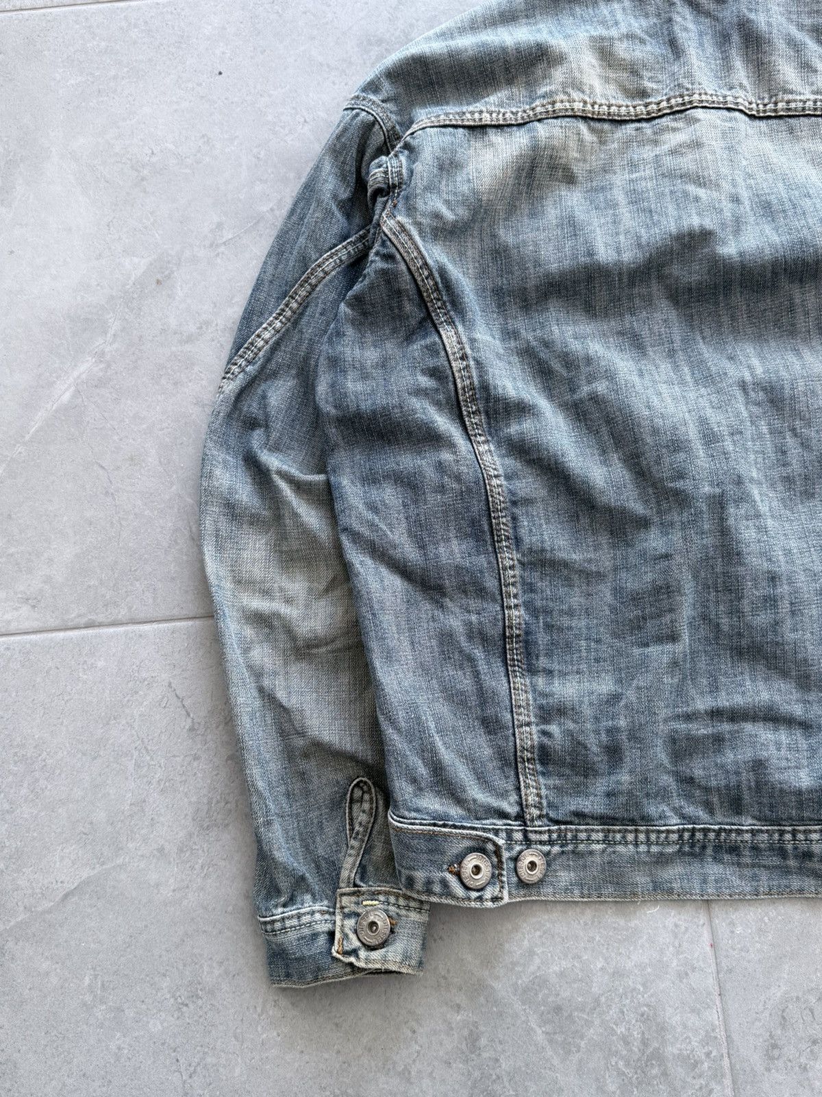 Diesel 00s Diesel Washed Faded Denim Jacket Size US M / EU 48-50 / 2 - 6 Thumbnail