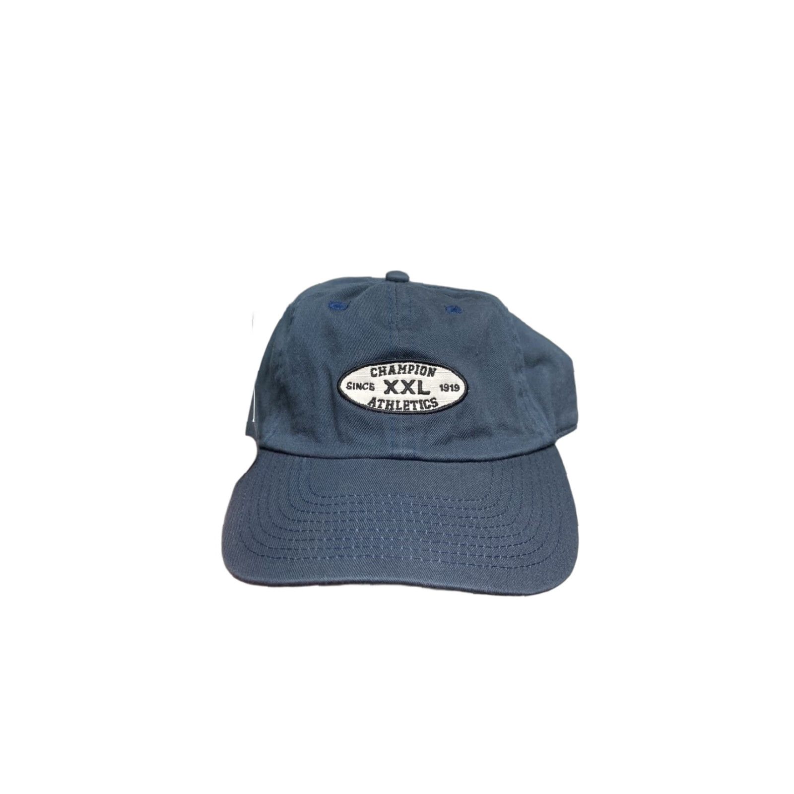 Champion VINTAGE Champion Strapback Hat Cap XXL Blue Dad NWT Deadstock Adjustable Men Cap Hat Size ONE SIZE - 1 Thumbnail