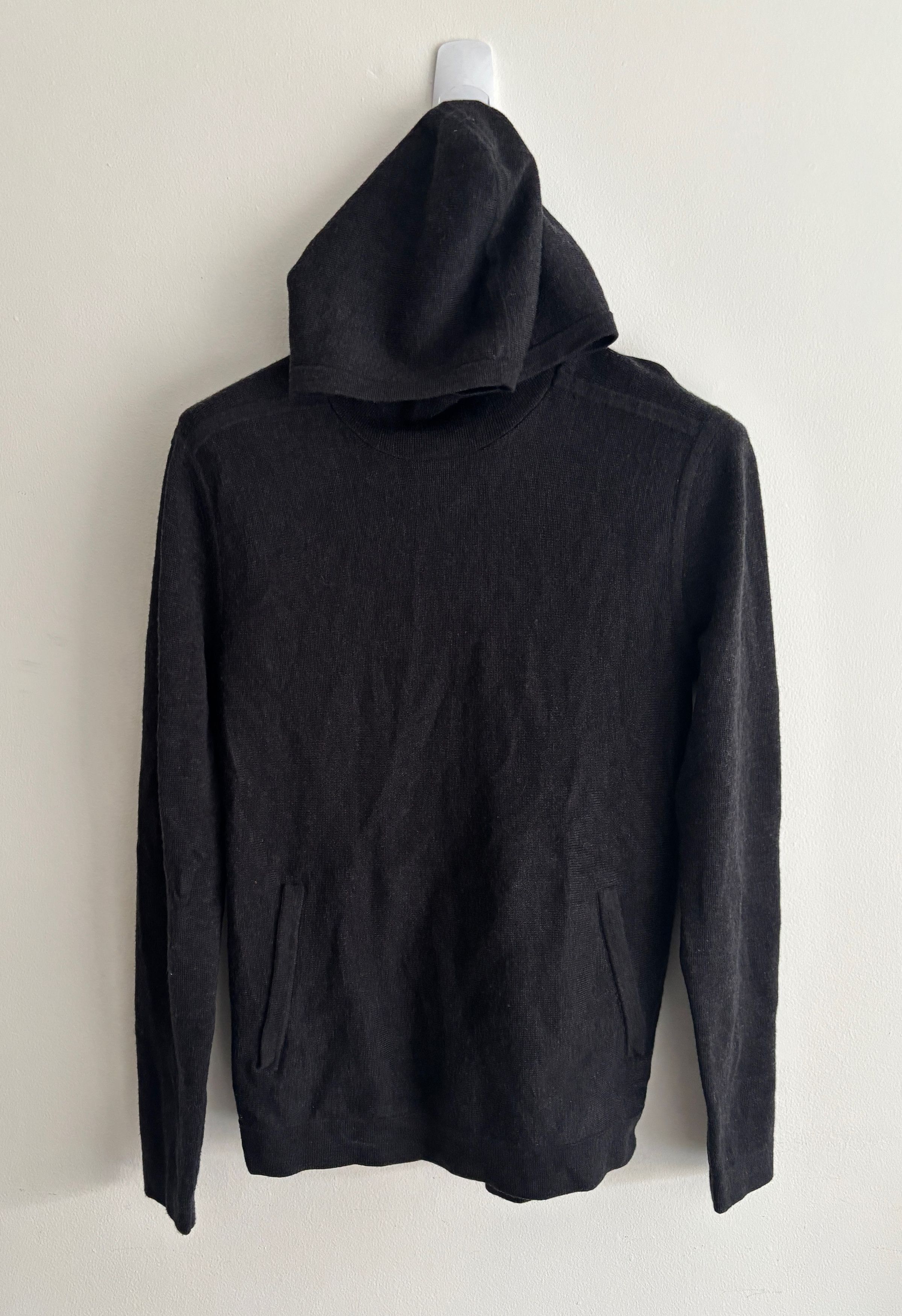 Lululemon Alpine Air Pullover Black Merino Wool Hoodie/ Sweater Size US S / EU 44-46 / 1 - 1 Thumbnail