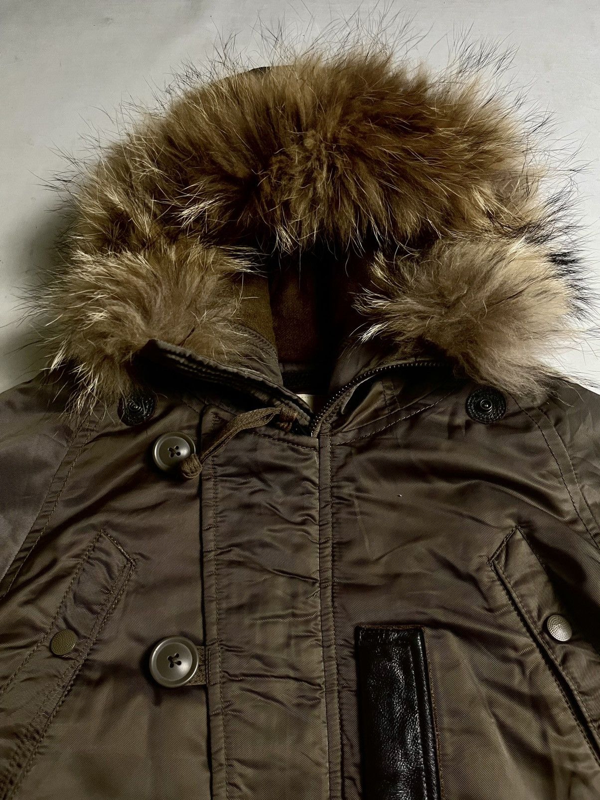 GOA 00s G.0.A Long parka Military Fur Hooded Jacket Size US M / EU 48-50 / 2 - 4 Thumbnail
