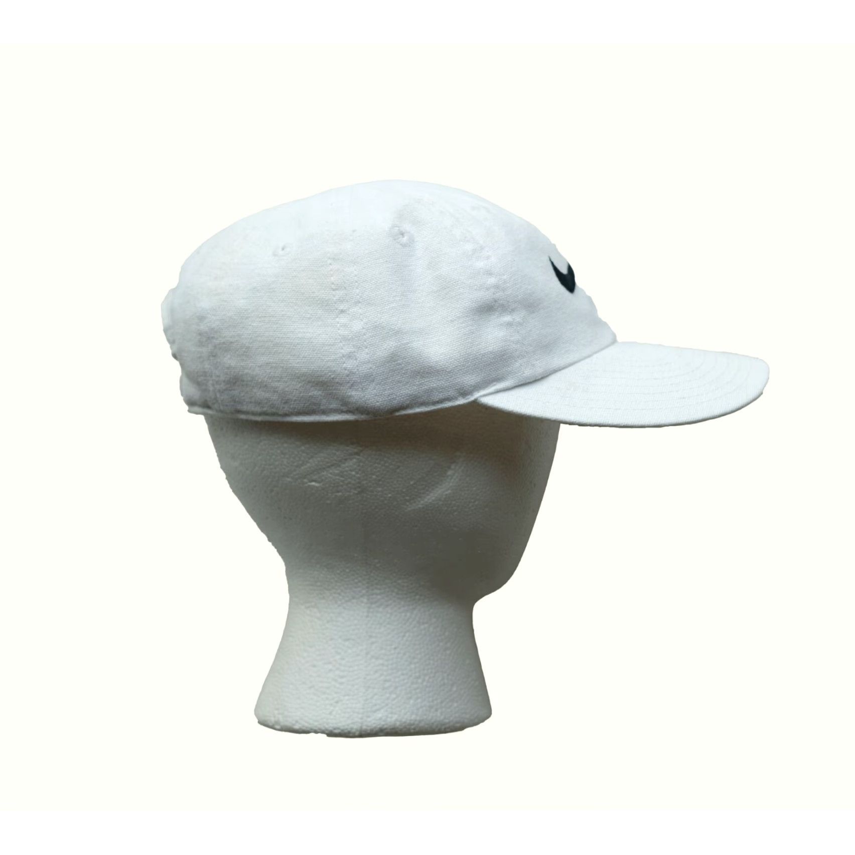 Nike VINTAGE Nike Y2K 90s FITTED ADJUSTABLE White Hat One Size Mens Baseball Cap Size ONE SIZE - 2 Thumbnail