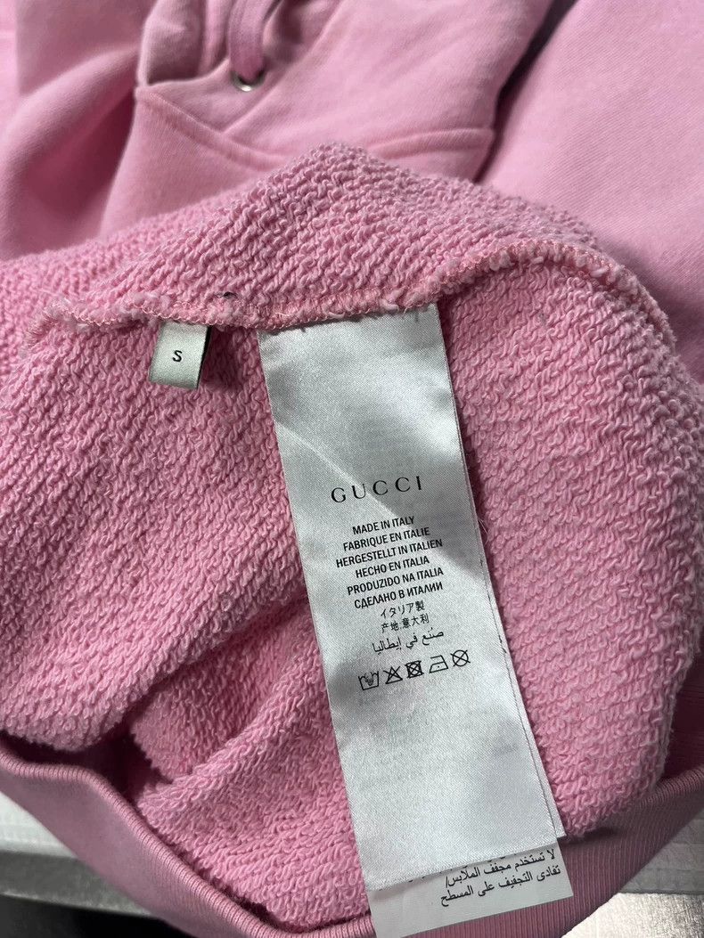 Gucci Gucci Pink hooded sweatshirt 2502-Nextarrow Size US S / EU 44-46 / 1 - 7 Thumbnail
