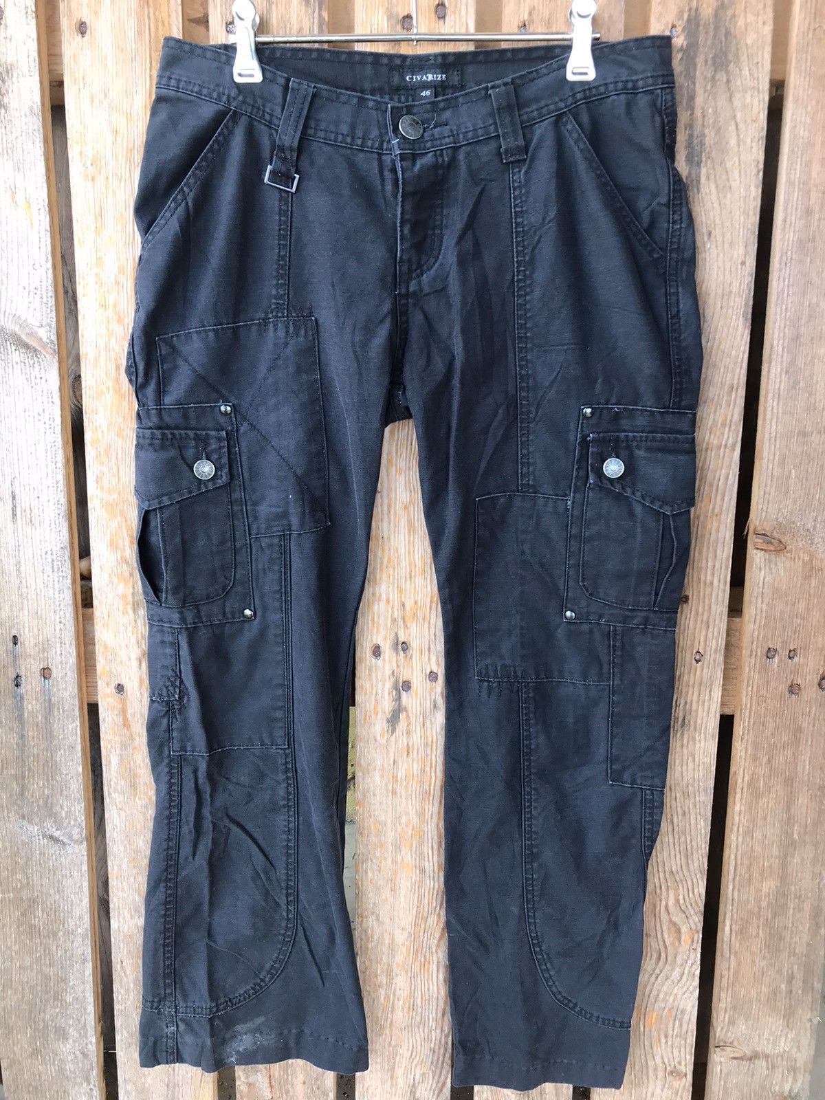 CIVARIZE Civarize Japanese Multi Pocket Tactical Cargo Patches Pant Size US 32 / EU 48 - 3 Thumbnail