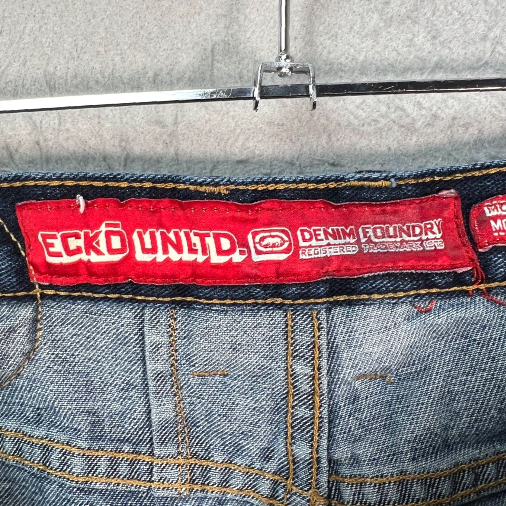 Ecko Unltd. VINTAGE Ecko Unltd. Jimi Hendrix Monterey Jean Mens 30 Denim Graffiti Print Bermuda Shorts Denim Blue Pockets Summer Mens Size US 30 / EU 46 - 3 Thumbnail