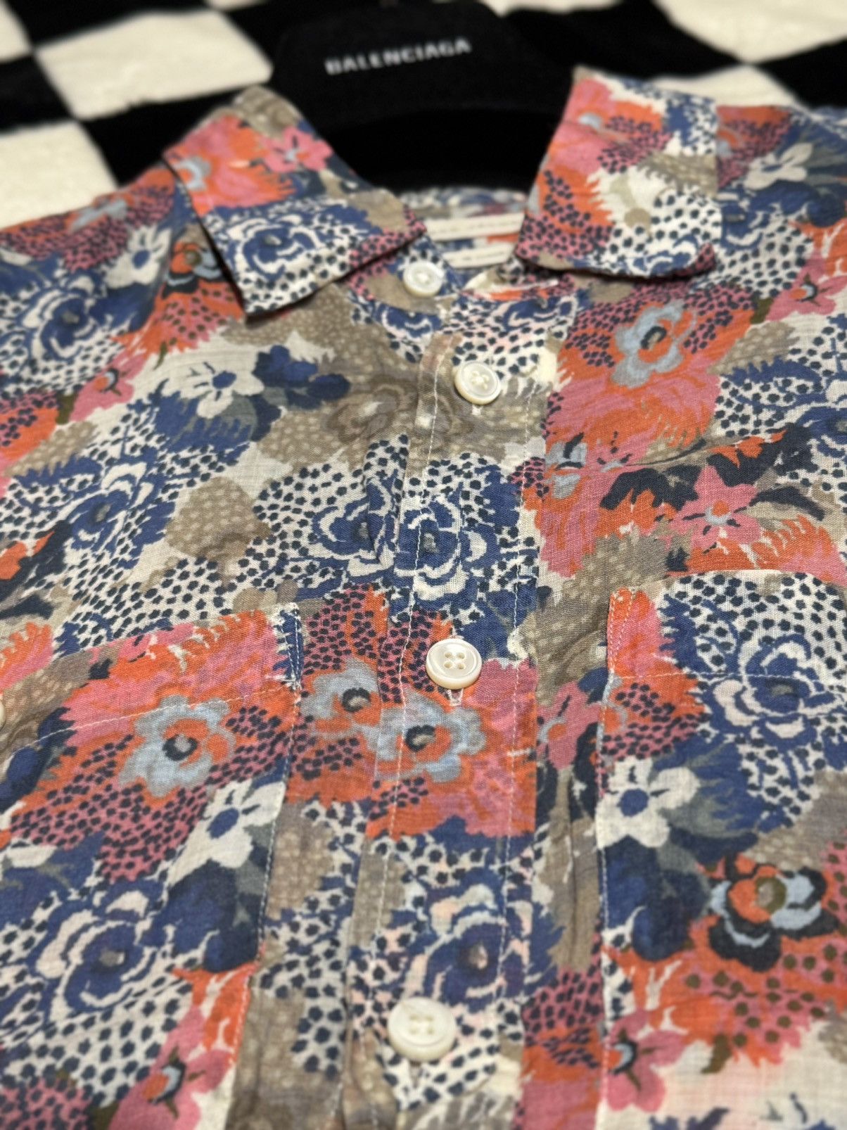 Marc Jacobs SS14 RARE $593 FLORAL MAINLINE SHIRT SHORT SLEEVE RESORT Size US M / EU 48-50 / 2 - 4 Thumbnail