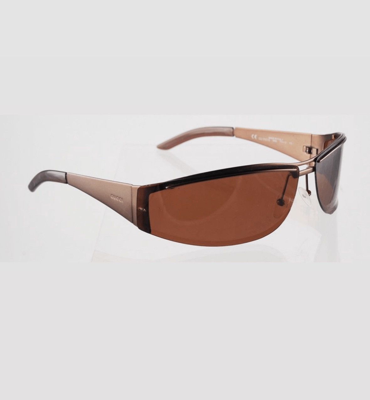 Gucci × Tom Ford × Vintage Gucci Sunglasses Logo Shield Mask Pop Vintage Size ONE SIZE - 1 Thumbnail