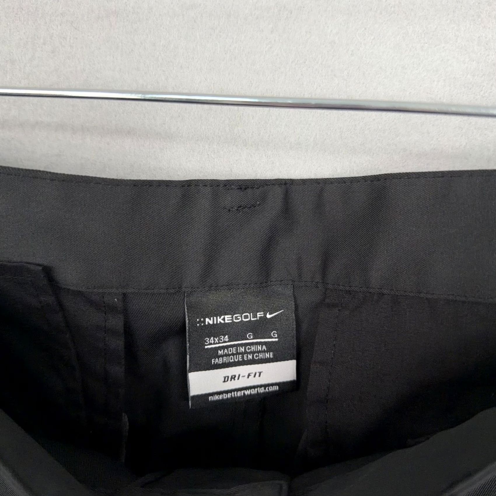 Nike Nike Golf Pants Mens 34x34 Dri-FIT Grey Stretch Polyester Spandex Casual Chino On-Course Wear Mens Size US 34 / EU 50 - 4 Thumbnail