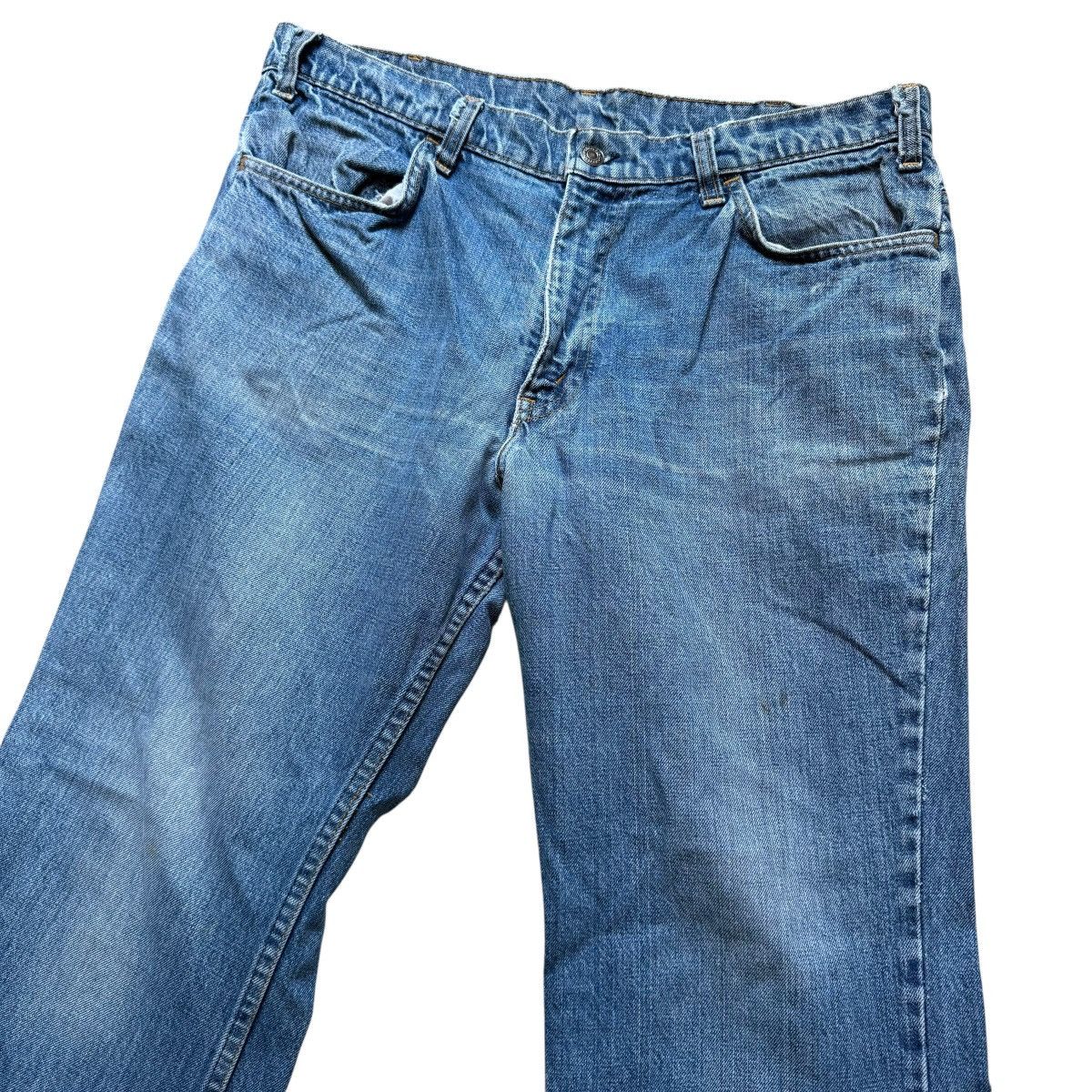 Levi's Vintage 60s 70s Orange Tab Levis bell bottom flare jeans Size US 36 / EU 52 - 3 Thumbnail