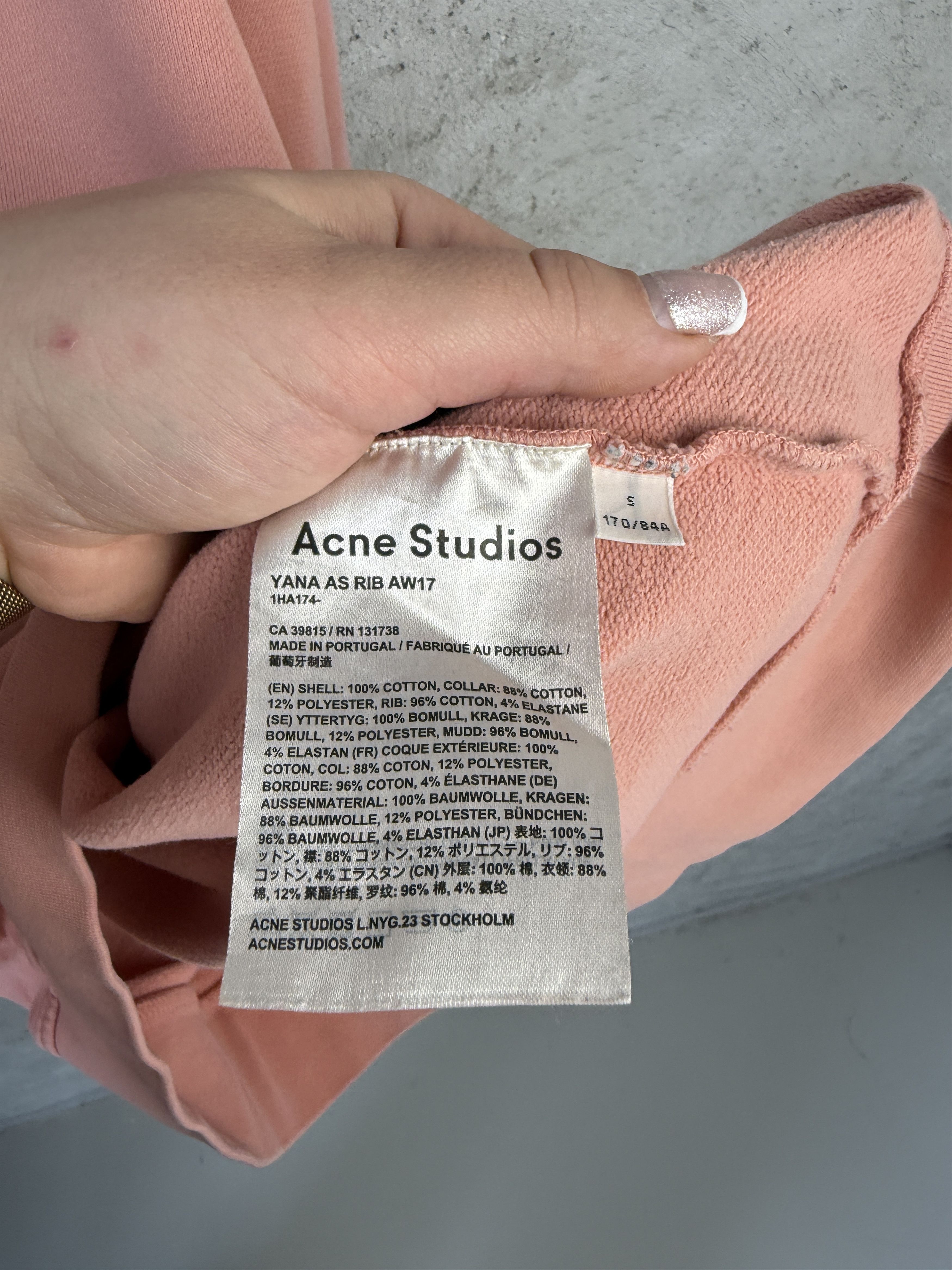 Acne Studios Acne Studios Yana As Rib AW17 sweatshirt collar crewneck Size US S / EU 44-46 / 1 - 4 Thumbnail
