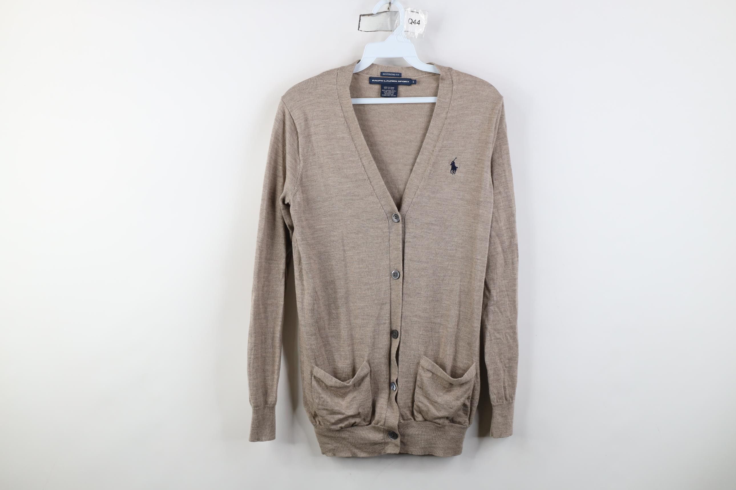 Polo Ralph Lauren Vintage 90s Ralph Lauren Merino Wool Knit Cardigan Sweater Size S / US 4 / IT 40 - 1 Thumbnail