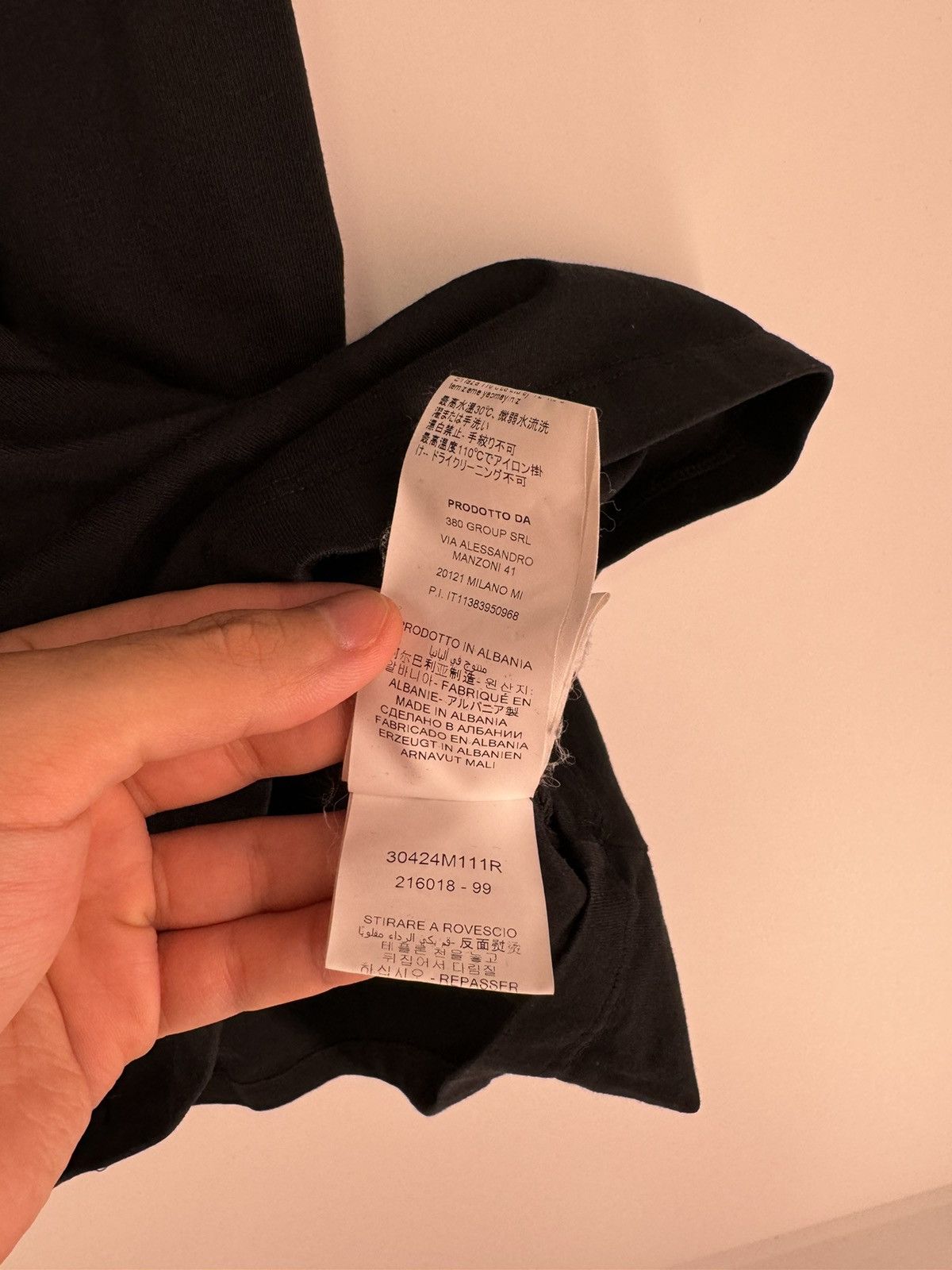 424 424 Black Embroidered T-Shirt Size US M / EU 48-50 / 2 - 6 Thumbnail