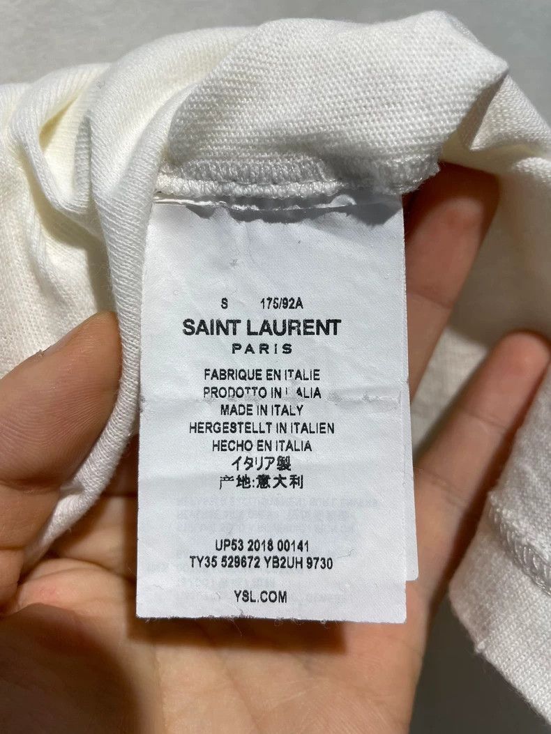 Saint Laurent Paris Saint Laurent Paris short sleeves Nextarrow-2505 Size US S / EU 44-46 / 1 - 8 Thumbnail