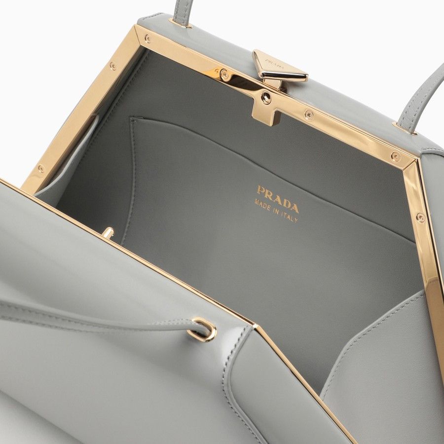 Prada o1d2blof0924 Size : OS / Handbag In Grey Size ONE SIZE - 4 Thumbnail