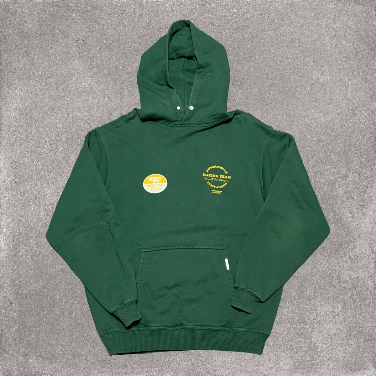 Represent Clo. Represent Small Racing Team Green Hoodie Size US S / EU 44-46 / 1 - 1 Thumbnail