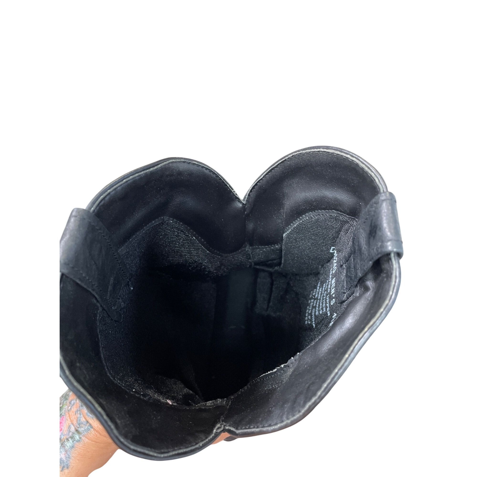 Other Dingo Mens Black Leather Mid-Calf Western Boots Size 13E SKU Size US 13 / EU 46 - 17 Thumbnail