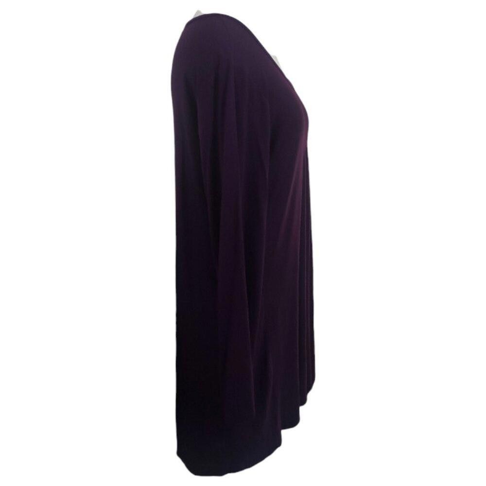 Designer CT1826 Comfy USA Purple & Black Tunic L Size L / US 10 / IT 46 - 3 Thumbnail